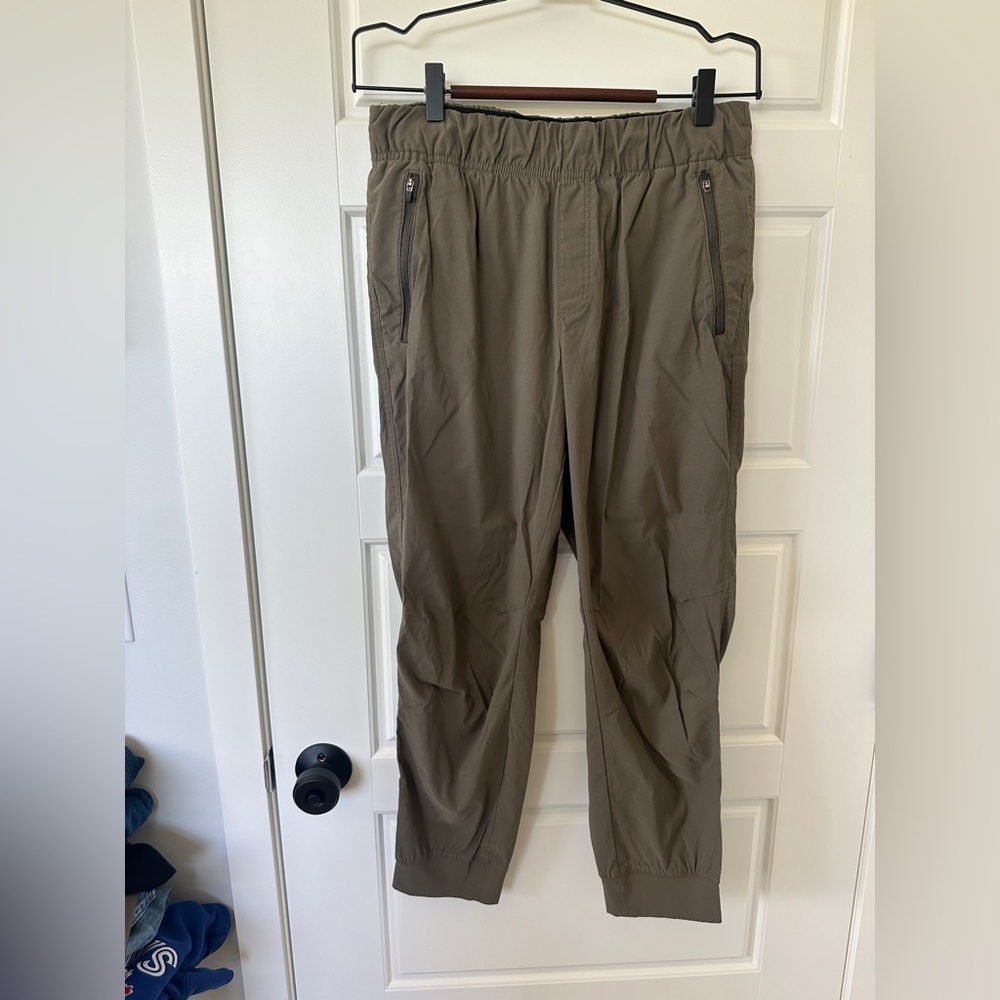Eddie Bauer Tan Jogger Athletic Sweatpants with Elastic Waistband